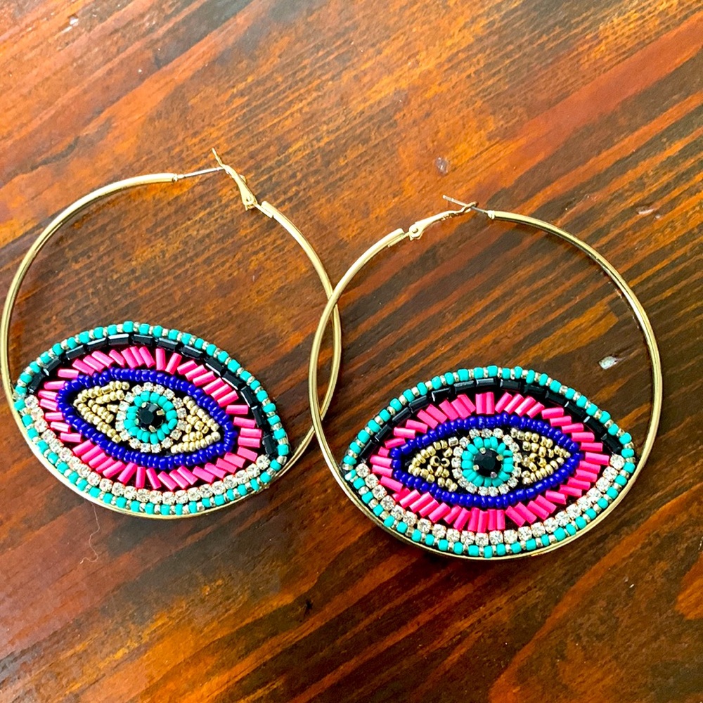 ALDO Hoop Eye Earrings